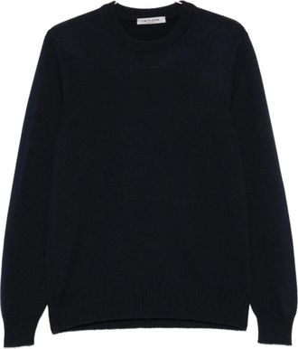 La Fileria Sweater Fileria - Heren - Ronde hals truien - Blauw - XL - Truien & Vesten