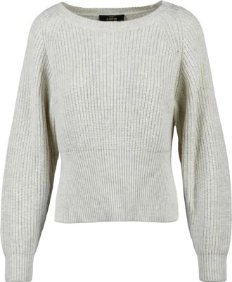 Twinset Truien & Vesten, Dames, Grijs, S, Katoen, Actitude Kort Sweater
