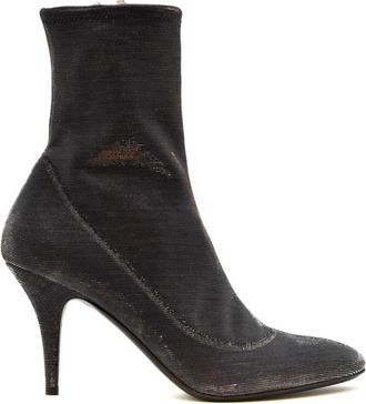 Giuseppe Zanotti Stijlvolle Laarzen - Dames - Laarzen met Hak - Grijs - 36 EU - Schoenen