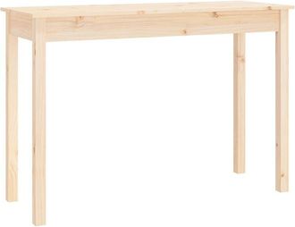 vidaXL Mesa Consola Madera Maciza De Pino 110x40x75 Cm Vidaxl