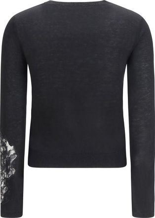 Max Mara Womens Black Silk Sweatshirt Clothing