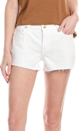 7 For All Mankind Cut Off Clean White Short
