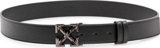 Off-white Black Cintura Solid Adjustable Belt