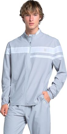 K-Swiss Ripstop Mens Tennis Jacket in Zinc at Nordstrom, Size X-Large