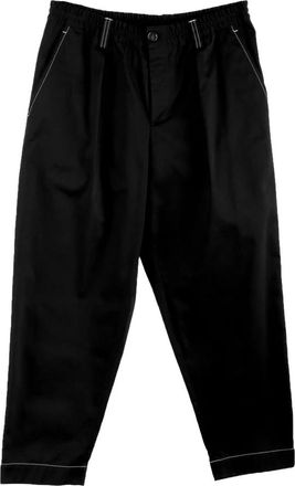 Marni Relaxed Tapered Fit Broek - Heren - Straight fit broeken - Zwart - XL - Katoen - Broeken