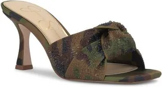 Jessica Simpson Evirra Slide Sandal in Forest Camo at Nordstrom, Size 6.5