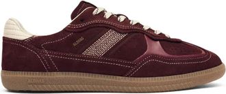 Alohas Burgundy Cream Leren Sneakers - Dames - Sneakers - Bruin - 38 EU - Schoenen
