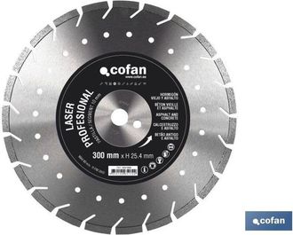 cofan Cofan Disco Diam. Asfalto, Hormigon Viejo 350mm, Hormig&oacute;n Viejo Y Asfalto