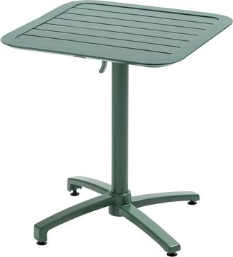 Oviala Mesa reclinable 70 x 70 cm verde oscuro