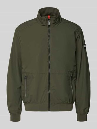 Lerros Regular Fit Jacke mit Stehkragen in Oliv, Gr&ouml;&szlig;e XXL