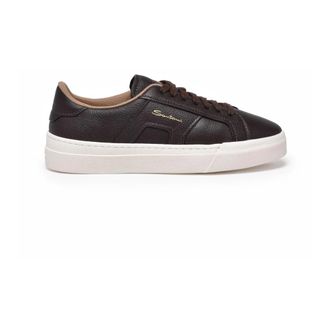 Santoni Heren, Schoenen, Bruin, Maat: 39 1/2 EU Leer