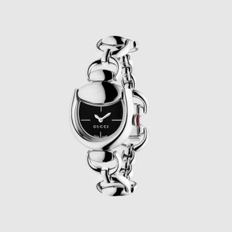 Gucci Horsebit Watch, 27x25mm, Steel, Steel