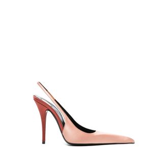 Saint Laurent Deroche Point Toe Slingback Pumps