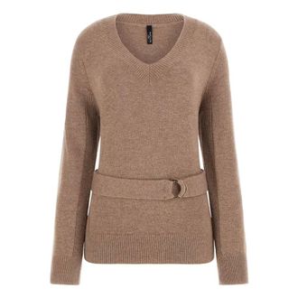 Marciano Afrah V-hals Gebreid - Dames - V-hals truien - Beige - XL - Truien & Vesten