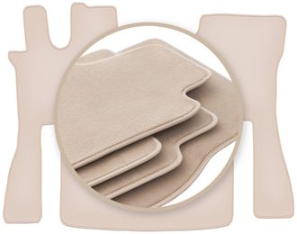 OEM Alfombrillas Premium Beige Para: Volvo Fh16- 4&ordf; Generaci&oacute;n Autom&aacute;tico 2012