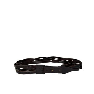 Gucci Pre-owned Belts, female, Brown, Size: ONE SIZE Pre-owned Vintage Braided Belt