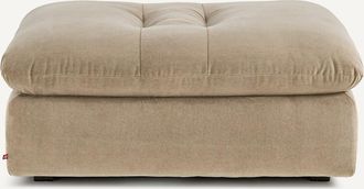 AM.PM Modulaire voetensteun in stonewashed fluweel, GIULIANO