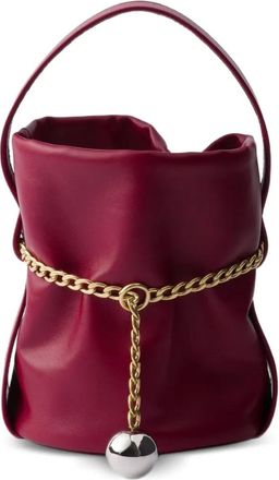 Prada mini Petit Sac Noir bucket bag - women - Lambskin - OS - Red