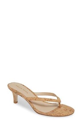Pelle Moda Slide Sandal in Natural Snake Print at Nordstrom Rack, Size 8