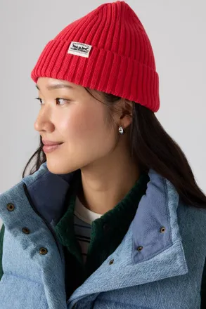 Levi's Sunset Beanie - Hombre - One Size - Rojo / Mars Red