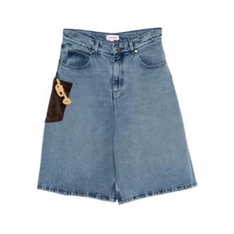 Charles Jeffrey Loverboy LOVERBOY by Charles Jeffrey, Denim Shorts, male, Blue, Size: W30 Blue Shorts