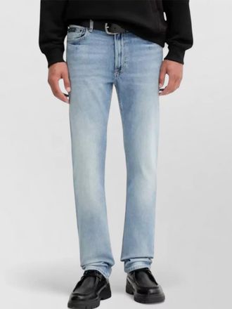 Calvin Klein denim slim straight-leg jeans
