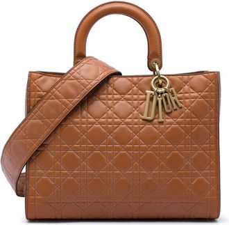 Dior Pre-owned Dior Large Ultra Matte Calfskin Cannage Embossed Lady Dior Ladies 2O0ELQ4W0XYBKIYX