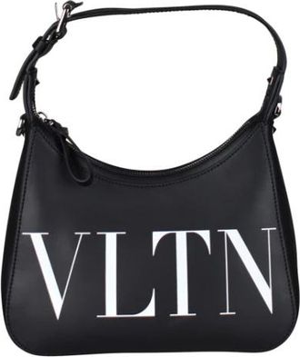 Valentino Pre-owned Hobo Tas - Dames - Vintage Schoudertas - Zwart - ONE Size - Leer - Vintage