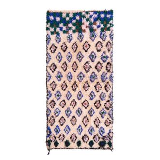 AFK Living Alfombra bereber marroqu&iacute; de pura lana 90 x 180 cm