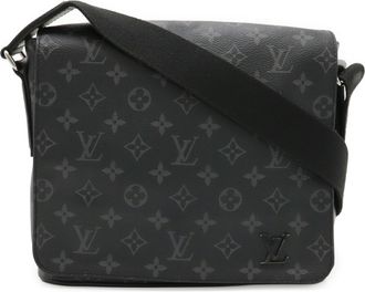 Louis Vuitton Monogram Eclipse Black Gray Monogram Eclipse Shoulder Bag (Pre-Owned)