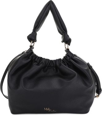 Mali + Lili Nala Recycled Vegan Leather Hobo Crossbody Bag in Black at Nordstrom