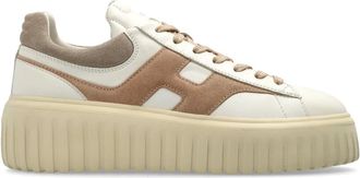 Hogan H-Stripes Platform Trainers - female - Hogan - Sneakers - Beige - 3 1/2 UK - Shoes