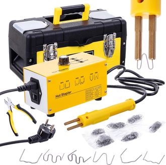 OEM M&aacute;quina De Soldadura De Pl&aacute;stico, Regulaci&oacute;n De Potencia 20-60w, 600 Grapas, Estuche