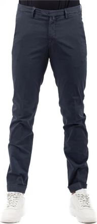 BRIGLIA 1949 Vintage Stijl Broek - Heren - Chinos - Blauw - 4XL - Katoen - Broeken