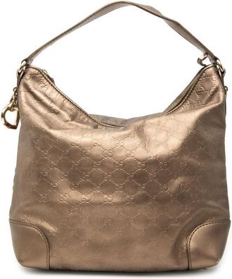 Gucci Pre-owned Gucci Metallic Guccissima Heart Bit Shoulder Bag Ladies AG5GHLSYR12Q61O8