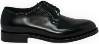 Santoni Hombre, Zapatos, Negro, Talla: 41 EU