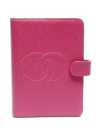 Chanel 1996-1997 CC notebook cover - women - Caviar Leather - One Size - Pink