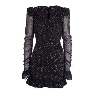 Rotate Rotate Birger Christensen, Dames, Jurken, Zwart, Maat: XS Poliester