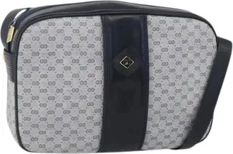 Gucci Pre-owned Plastic Crossbody Tas - Dames - Vintage Schoudertas - Blauw - ONE Size - Vintage