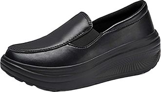 Generic Shoes Womens Comfortable Walking Shoes Thick Sole Height Increase Running Shoes Breathable Sports Shoes Lightweight Casual Shoes Slip On Shoes Without