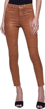 L'agence Margot Java Mineral Coated High-Rise Skinny Jean