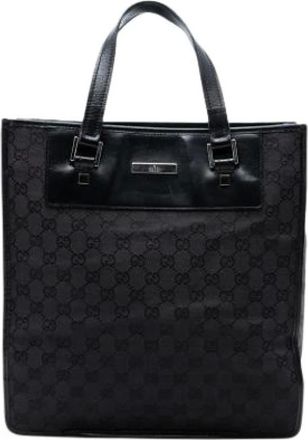 Gucci Pre-owned Tote Bags, female, Black, Size: ONE SIZE Pre-owned Tote Bag