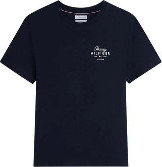 Tommy Hilfiger Hombre, Camisetas, Azul, Talla: XS