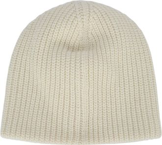 Jacquemus Womens Le Beanie White Principal Virgin Wool