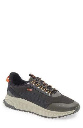 BOSS TTNM Evo Runn Gore-Tex Trainer Sneaker in Charcoal at Nordstrom Rack, Size 10