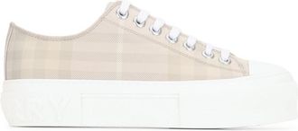 Burberry Beige Check Sneakers