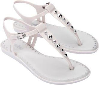 Melissa Solar Boho Ankle Strap Sandal in White at Nordstrom, Size 10