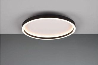 Reality Reality Leuchten - rotonda plafoniera led 20W 2600lm, 3000K rotonda bordo metallo nero d. 35CM