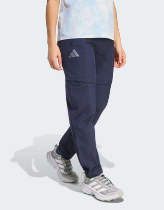 adidas Terrex xperior utilitas clima365 - Pantaloni con zip color inchiostro Legend-Nero