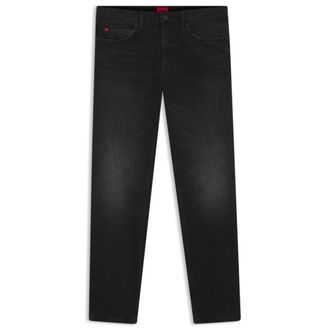 HUGO BOSS Slim-fit jeans in black stretch denim